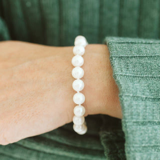 White Pearl Bracelet
