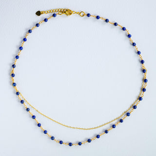 Abiding Joy Necklace (Lapis)