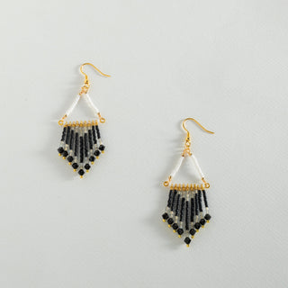 Tapestry Earrings (Onyx)