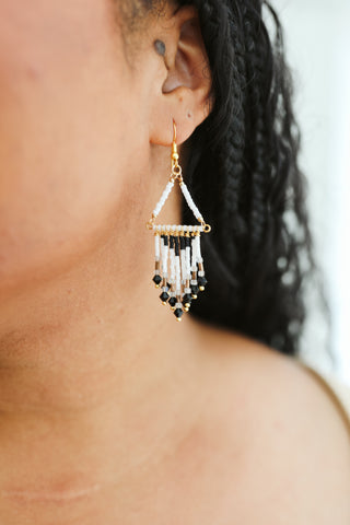 Tapestry Earrings (Opal)