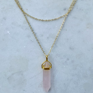 Journey Necklace (2-Strand Gold)