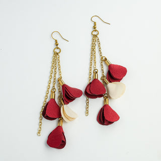 Rose Petal Earrings