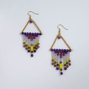Tapestry Earrings (Iris)