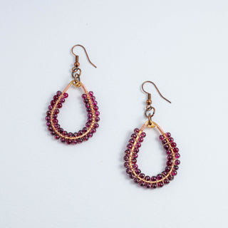 Verity Earrings (Mulberry)