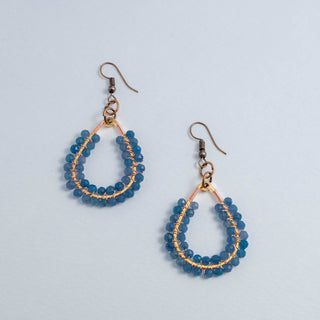 Verity Earrings (Cerulean)