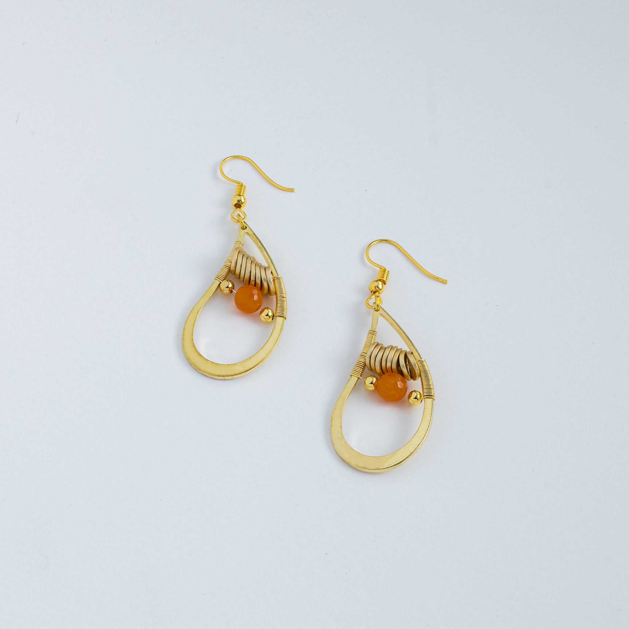 Dewdrop Earrings (Papaya)