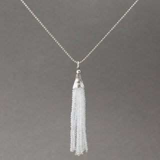 White Waterfall Necklace