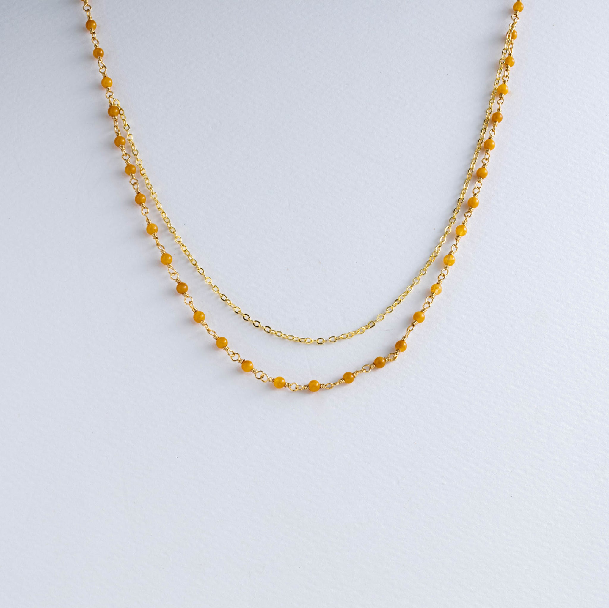 Abiding Joy Necklace (Yellow Jasper)