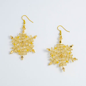 Snowflake Earrings (Gold)