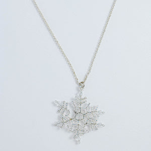Snowflake Necklace (Silver)